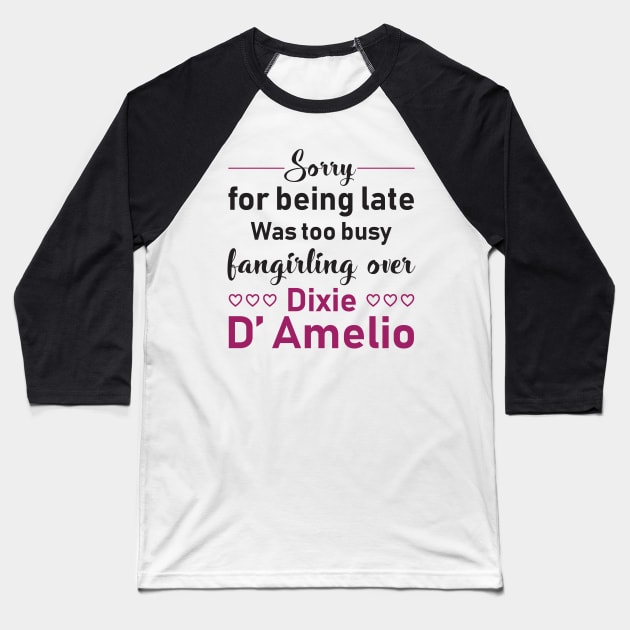 Dixie D Amelio Baseball T-Shirt by anins-azuree